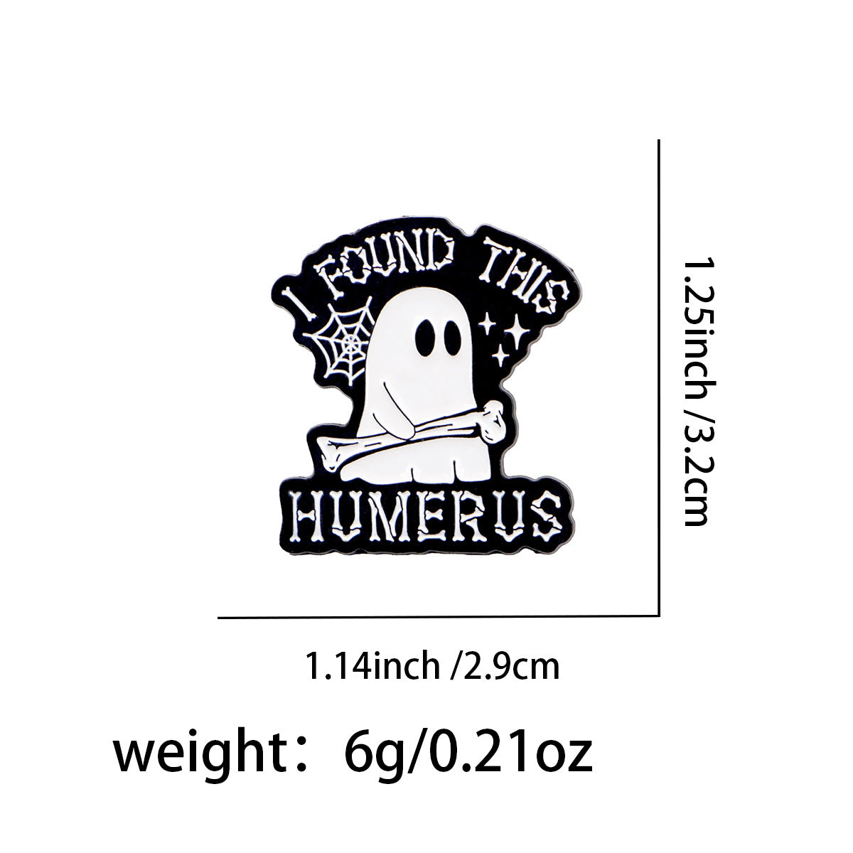 Wholesale Ghost Brooch Cartoon Metal Badge Clothing Brooch Accessories